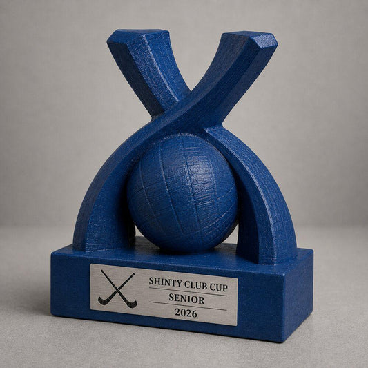 Trofeo Hurling Personalizzato, Premio Sportivo per Tornei, Club e Squadre con Targhetta Incisa