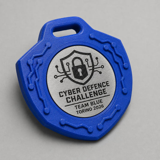 Set da 10 Medaglie Cybersecurity Tutte Uguali, Ordine minimo: 10 Medaglie Tutte Uguali, Premio Cyber Defence Personalizzato