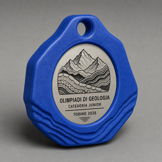 Set da 10 Medaglie Geologia Tutte Uguali, Ordine minimo: 10 Medaglie Tutte Uguali, Premio Olimpiadi di Geologia Personalizzato