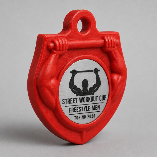Set da 10 Medaglie Calisthenics Tutte Uguali, Ordine minimo: 10 Medaglie Tutte Uguali, Premio Street Workout Personalizzato