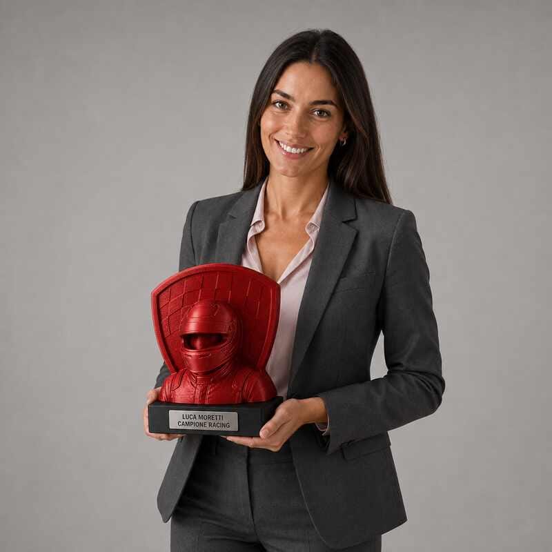 Trofeo Premium Pilota del Trionfo personalizzato – premio racing e motorsport