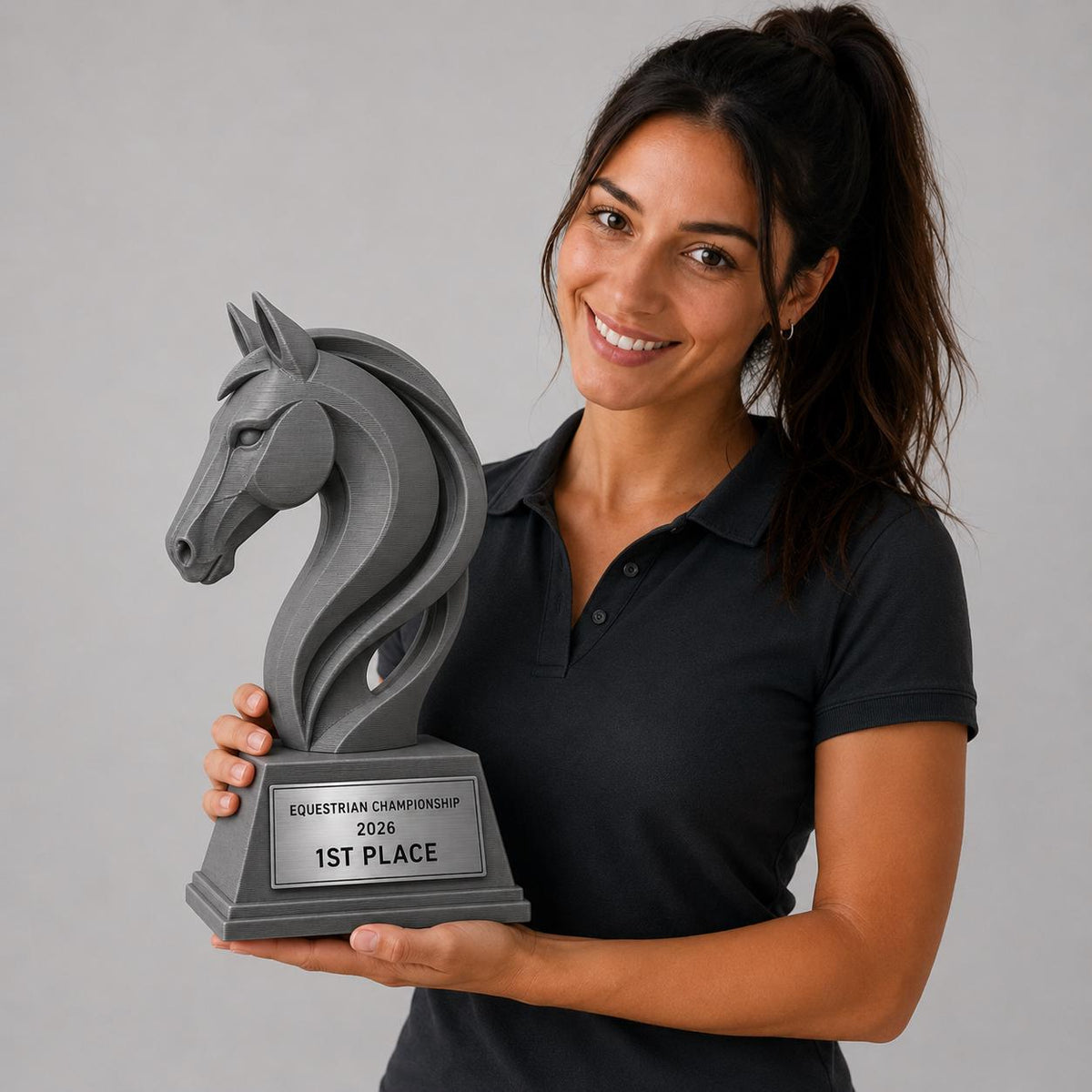 Trofei equitazione personalizzati LaserAwards