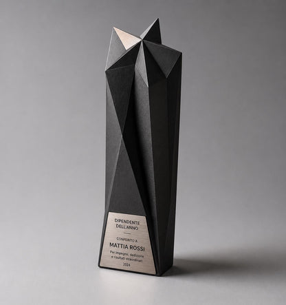 Premio "Stella Minimal" trofeo Aziendale di Design Minimalista Premio per Eccellenza Innovativa Riconoscimento per aziende startup