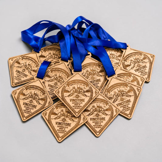 Medaglia Personalizzata quadrata – Incisione su Misura misura 7x7cm
