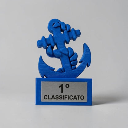 Trofeo "Ancora Blu" - Edizione Speciale trofeo marinaio trofeo mare pesca coppia premio trofeo pesca pescatore
