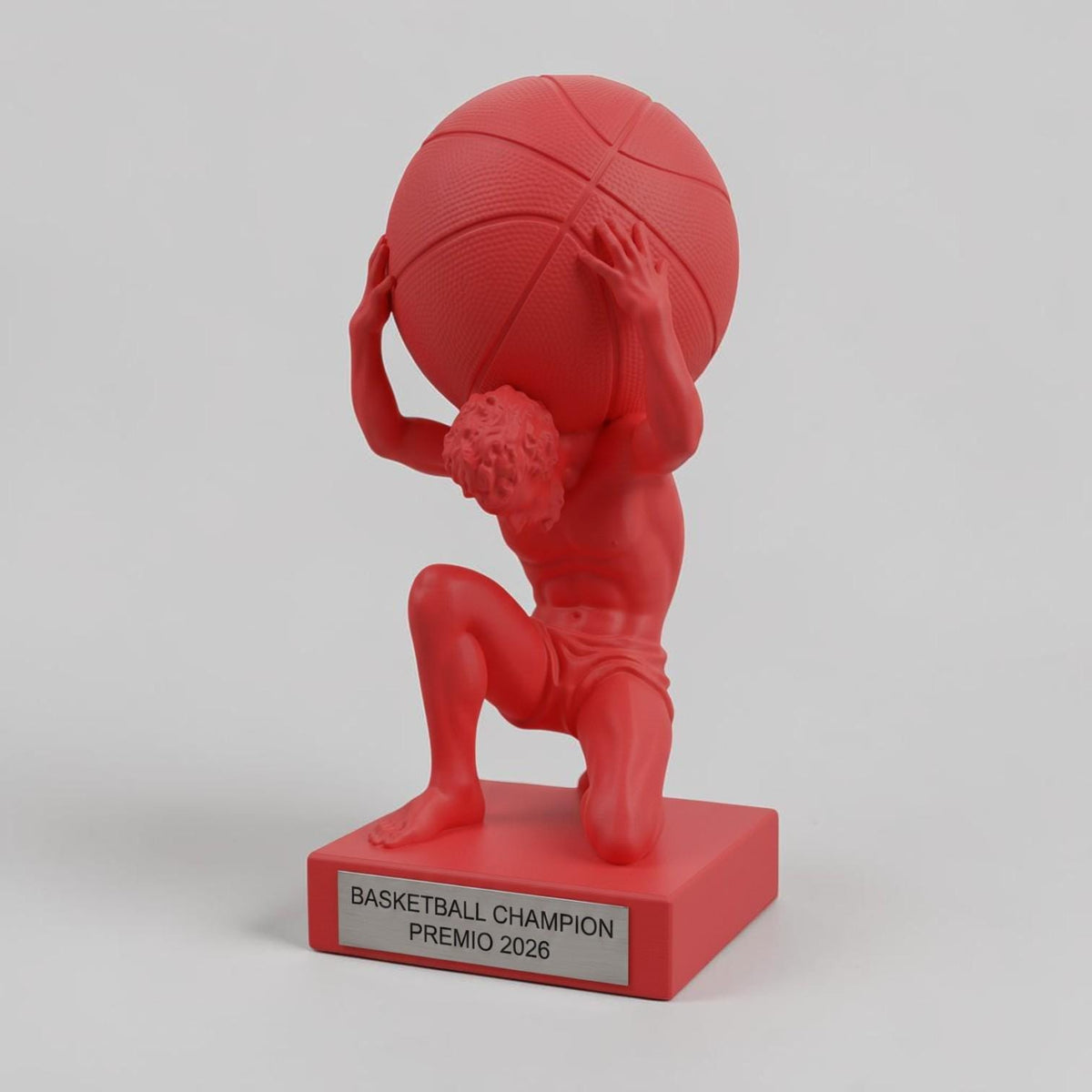 Trofeo Basketball "Atlas" – Premio Campione di Basket in Stampa 3D. miglior giocatore pallacanestro del torneo fantabasket pallacanestro