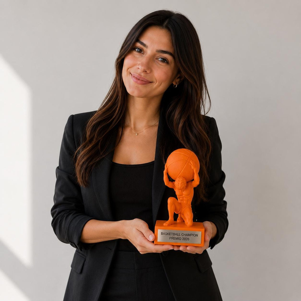 Trofeo Basketball "Atlas" – Premio Campione di Basket in Stampa 3D. miglior giocatore pallacanestro del torneo fantabasket pallacanestro
