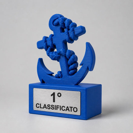 Trofeo "Ancora Blu" - Edizione Speciale trofeo marinaio trofeo mare pesca coppia premio trofeo pesca pescatore
