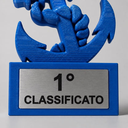 Trofeo "Ancora Blu" - Edizione Speciale trofeo marinaio trofeo mare pesca coppia premio trofeo pesca pescatore