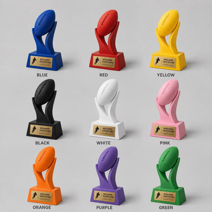 Trofeo Rugby "Migliore Giocatore- Premio Miglior Giocatore Torneo - Regalo Sportivo Moderno