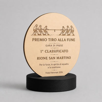 Premiazione green ecologica in legno colorato inciso personalizzato, design personalizzato, targa moderna in legno, personalizzabile targa