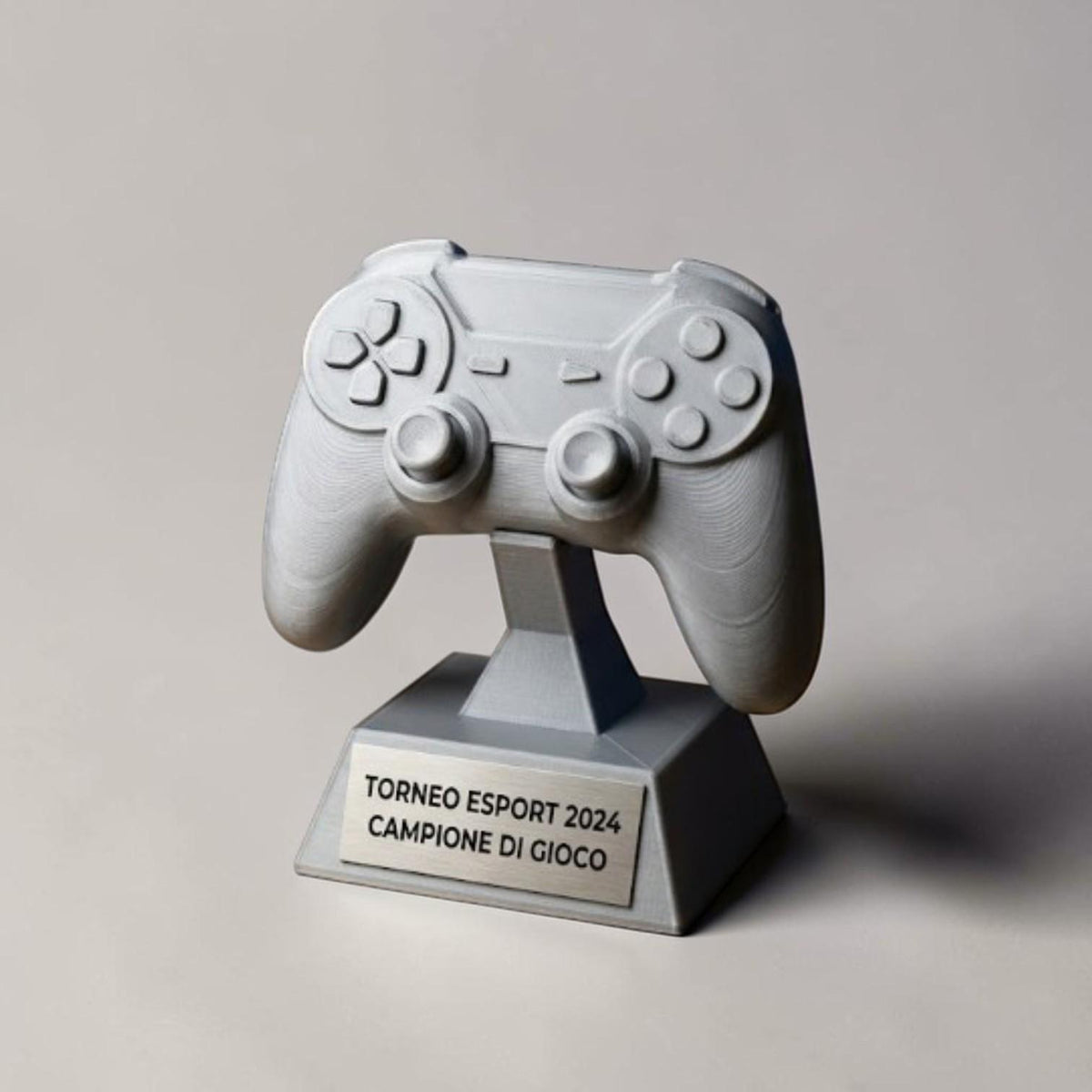 Trofeo Controller Gaming Personalizzato - Premio eSports Stampa 3D - Statuetta Joystick per Tornei Videogiochi - Regalo Gamer Originale