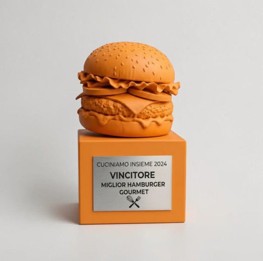 Trofeo Personalizzato Cucina Gourmet gara di cucina – Premio in Stampa 3D chef pizzaiolo miglior cuoco