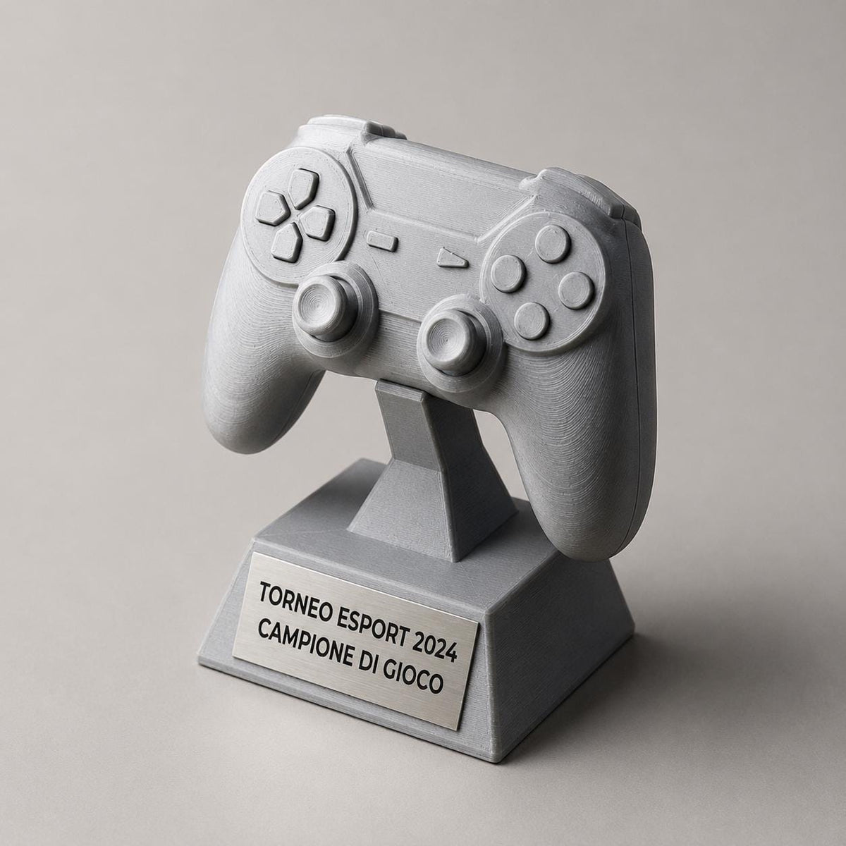 Trofeo Controller Gaming Personalizzato - Premio eSports Stampa 3D - Statuetta Joystick per Tornei Videogiochi - Regalo Gamer Originale