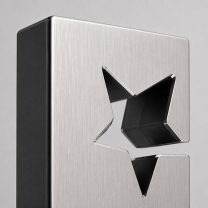 Modern Star Excellence Award Trofeo Personalizzato in Stampa 3D Trofeo a Stella Excellence Premio per Eccellenza Innovativa e Riconoscimento
