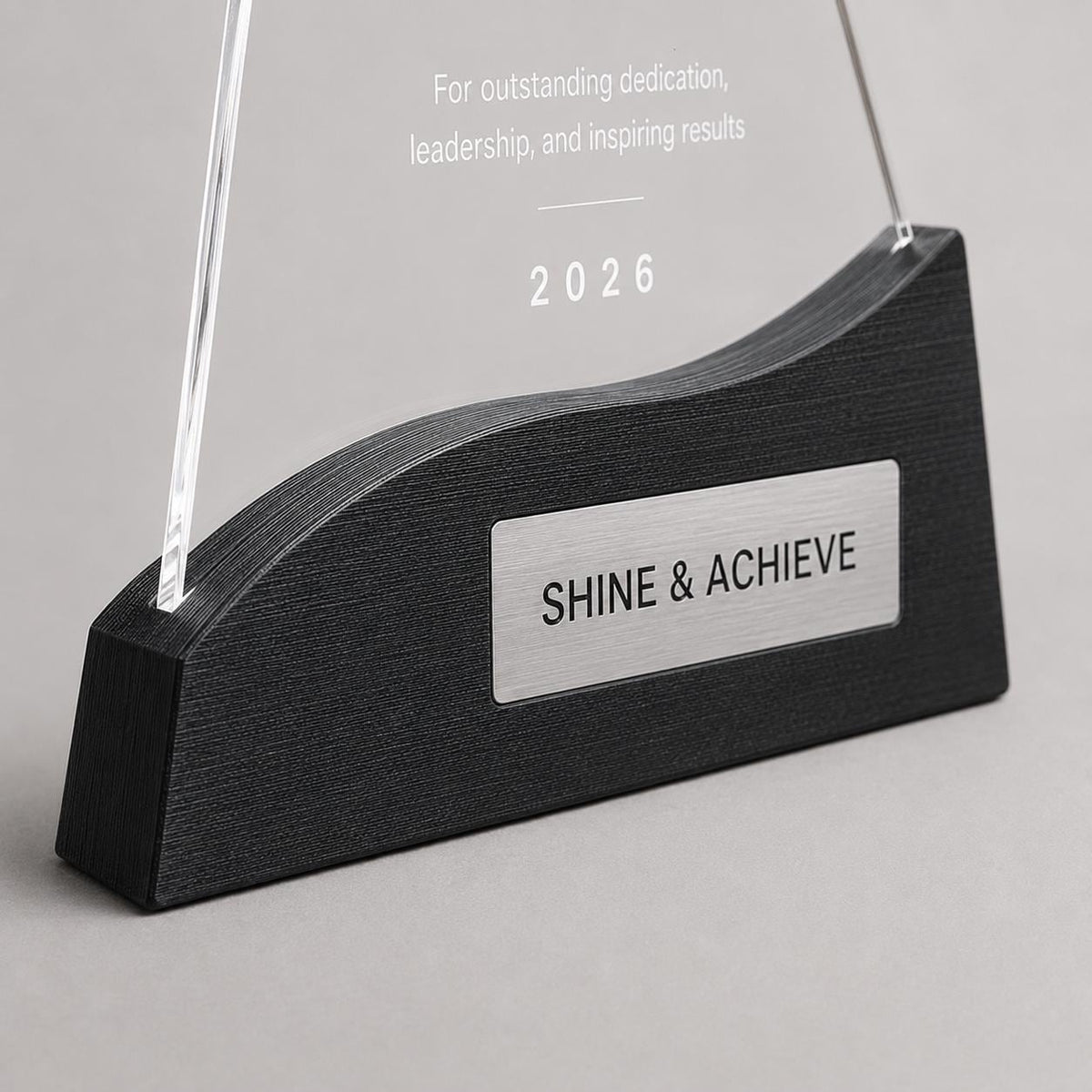 Premio stelle ufficio colorato inciso su plexiglas personalizzato, design personalizzato, targa moderna in plexiglas, personalizzabile targa