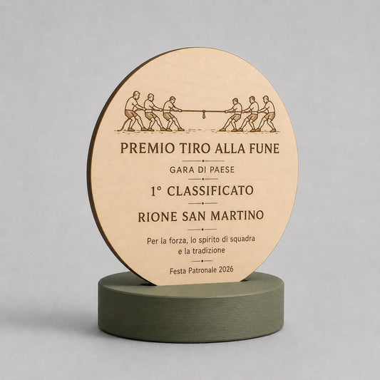 Premiazione green ecologica in legno colorato inciso personalizzato, design personalizzato, targa moderna in legno, personalizzabile targa
