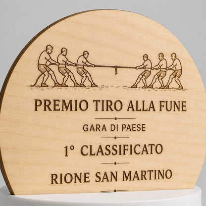 Premiazione green ecologica in legno colorato inciso personalizzato, design personalizzato, targa moderna in legno, personalizzabile targa