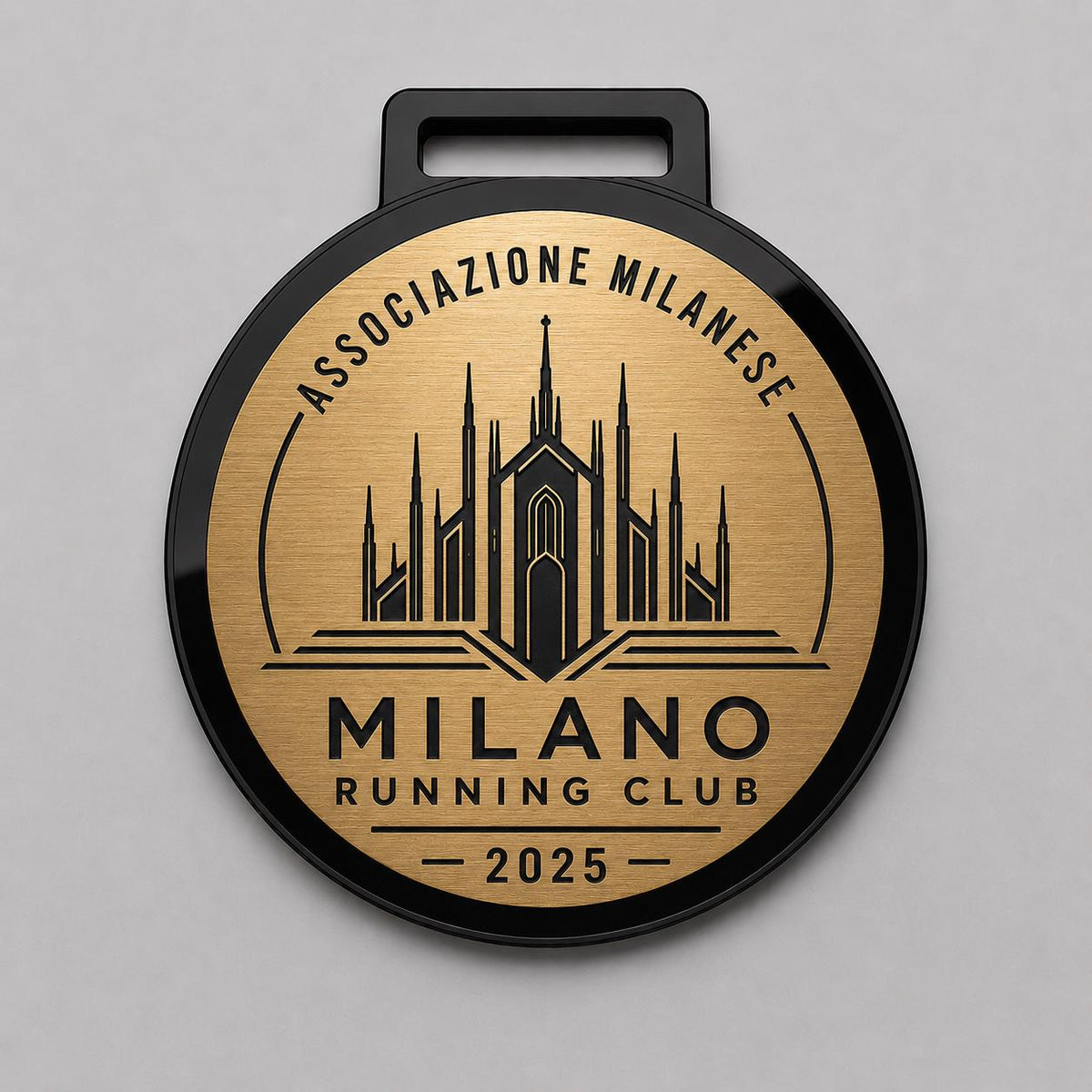Medaglia in plexiglas nero 3mm e abs color acciaio Incisione su Misura misura 7x7cm medaglia personalizzata con incisione laser sportivi