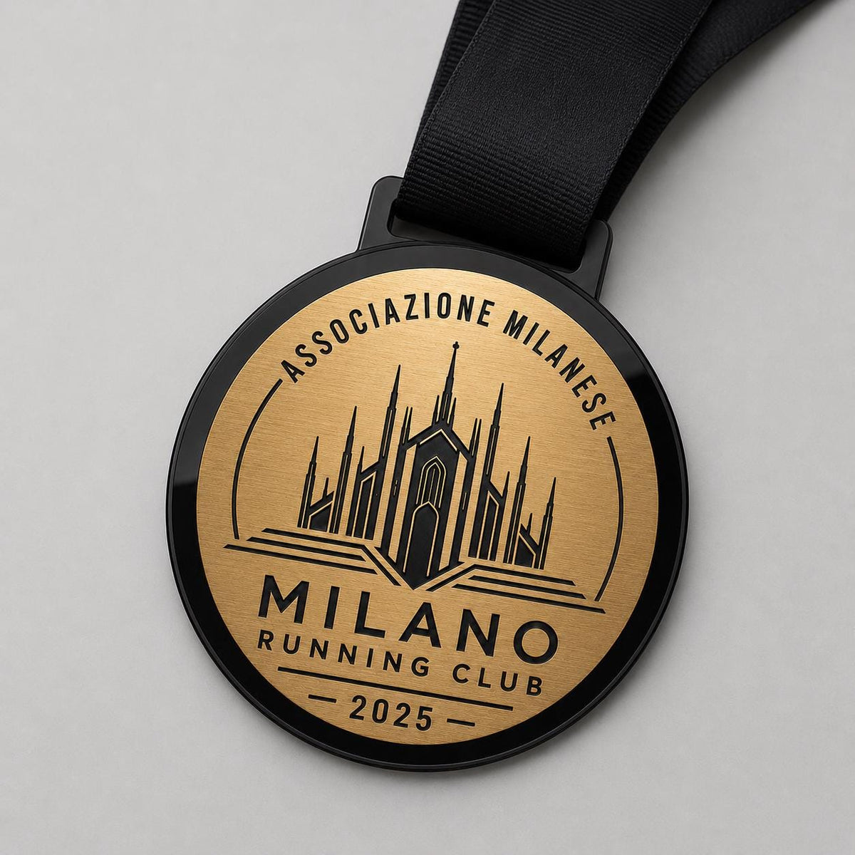 Medaglia in plexiglas nero 3mm e abs color acciaio Incisione su Misura misura 7x7cm medaglia personalizzata con incisione laser sportivi