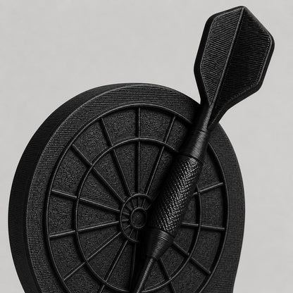 Trofeo Freccette Personalizzato - Statuetta darts Stampata 3D- Base con Targa Acciaio Spazzolato Premio Torneo e Gara Scuderia 2026