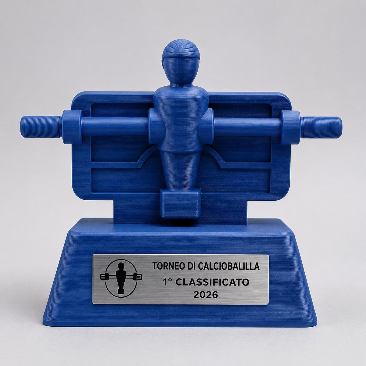 Trofeo calciobalilla in Stampa 3D - Premio personalizzato per torneo calcio balilla - Riconoscimento Moderno e simpatico calcetto