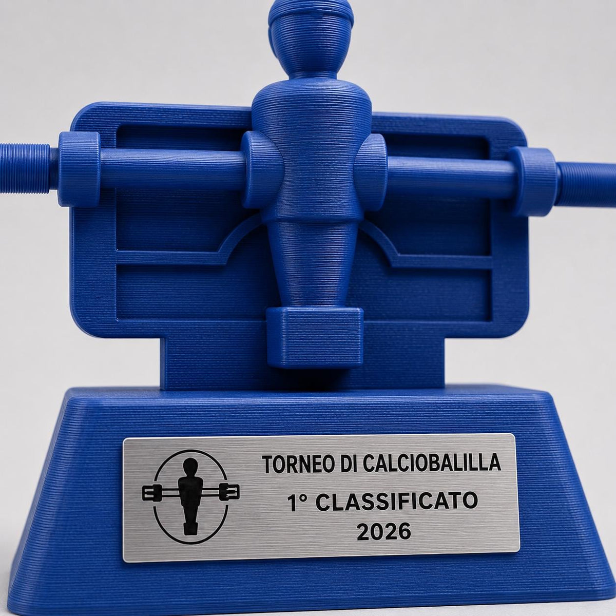 Trofeo calciobalilla in Stampa 3D - Premio personalizzato per torneo calcio balilla - Riconoscimento Moderno e simpatico calcetto