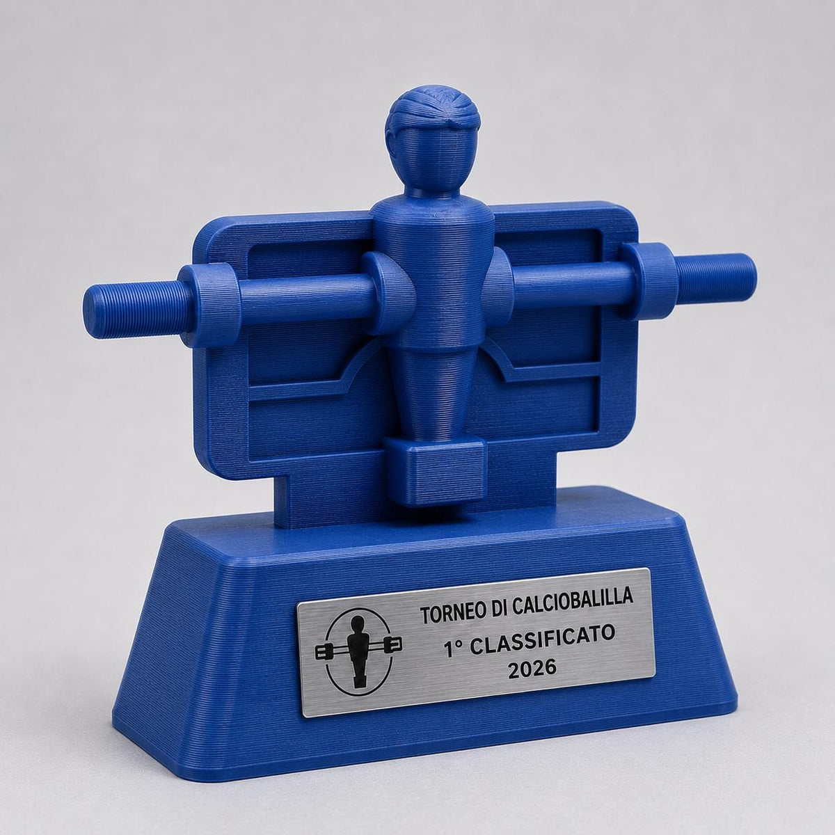 Trofeo calciobalilla in Stampa 3D - Premio personalizzato per torneo calcio balilla - Riconoscimento Moderno e simpatico calcetto