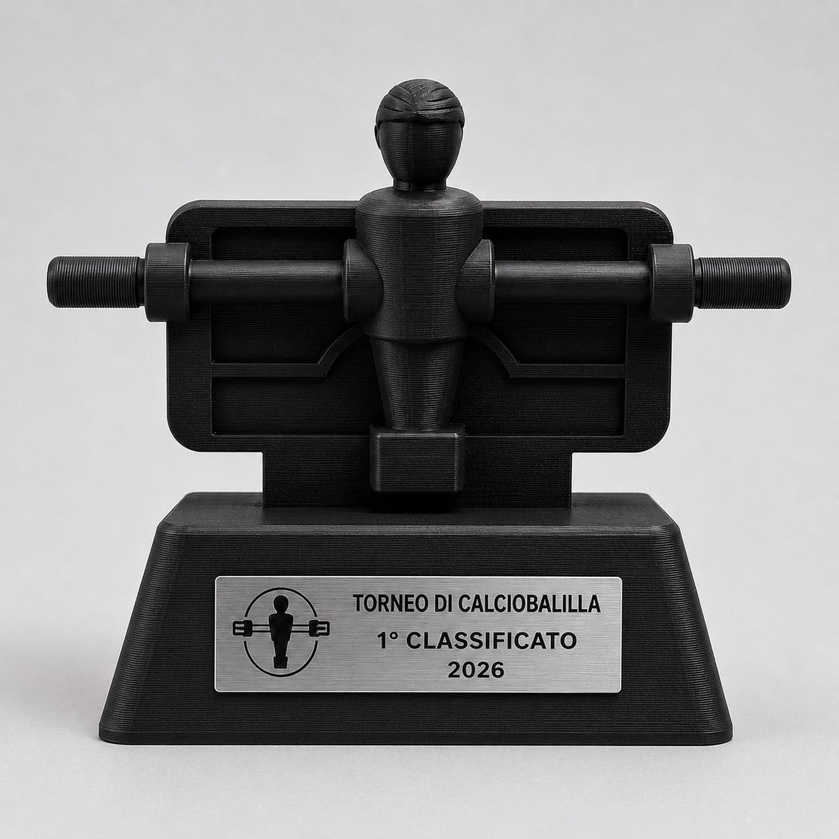Trofeo calciobalilla in Stampa 3D - Premio personalizzato per torneo calcio balilla - Riconoscimento Moderno e simpatico calcetto