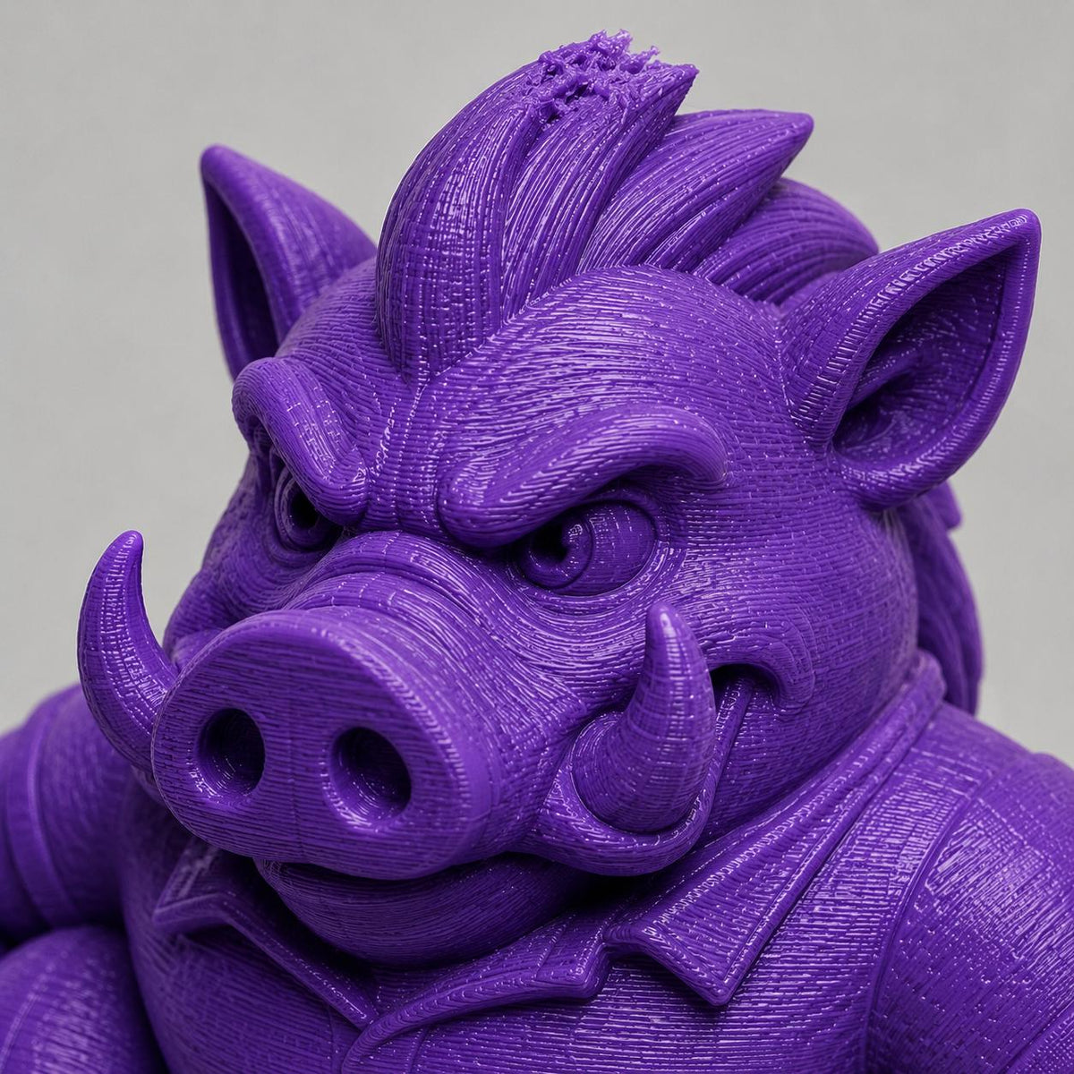 Regalo Rugby Divertente, Statuetta Trofeo Cinghiale "Il Cinghiale del Rugby", Decorazione 3D Primo Classificato Torneo, Premio Giocatore