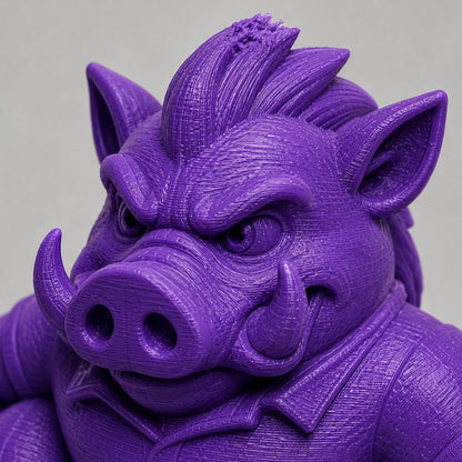 Regalo Rugby Divertente, Statuetta Trofeo Cinghiale "Il Cinghiale del Rugby", Decorazione 3D Primo Classificato Torneo, Premio Giocatore