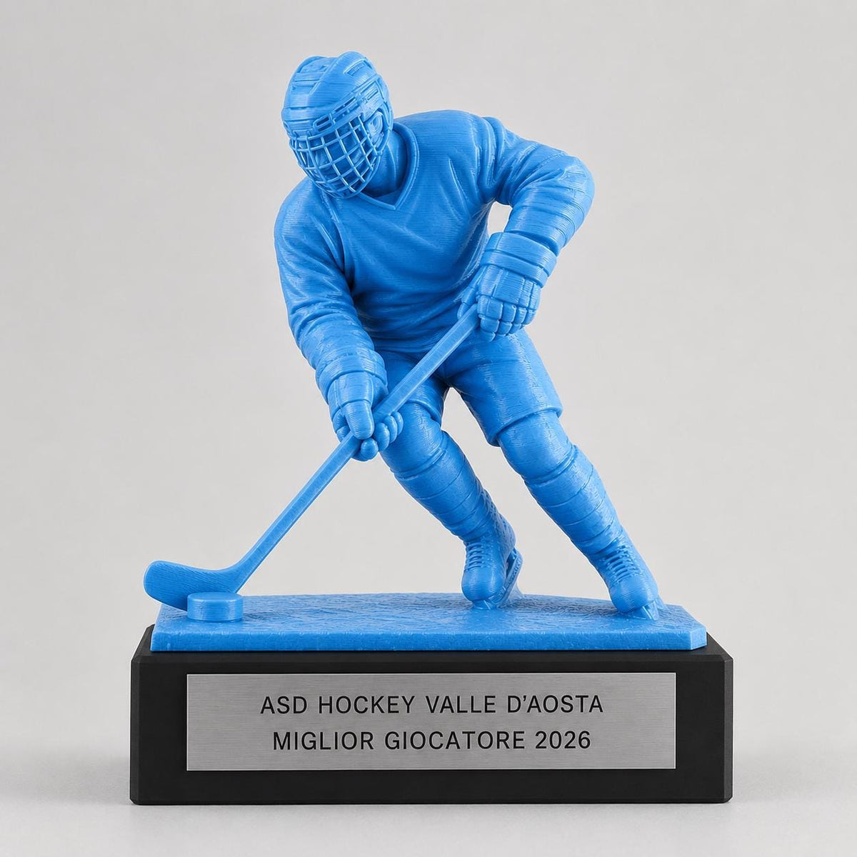 Trofeo Personalizzato in Stampa 3D, Premio hockeycon Targhetta Oro spazzolato abs, Riconoscimento Moderno cricket championship