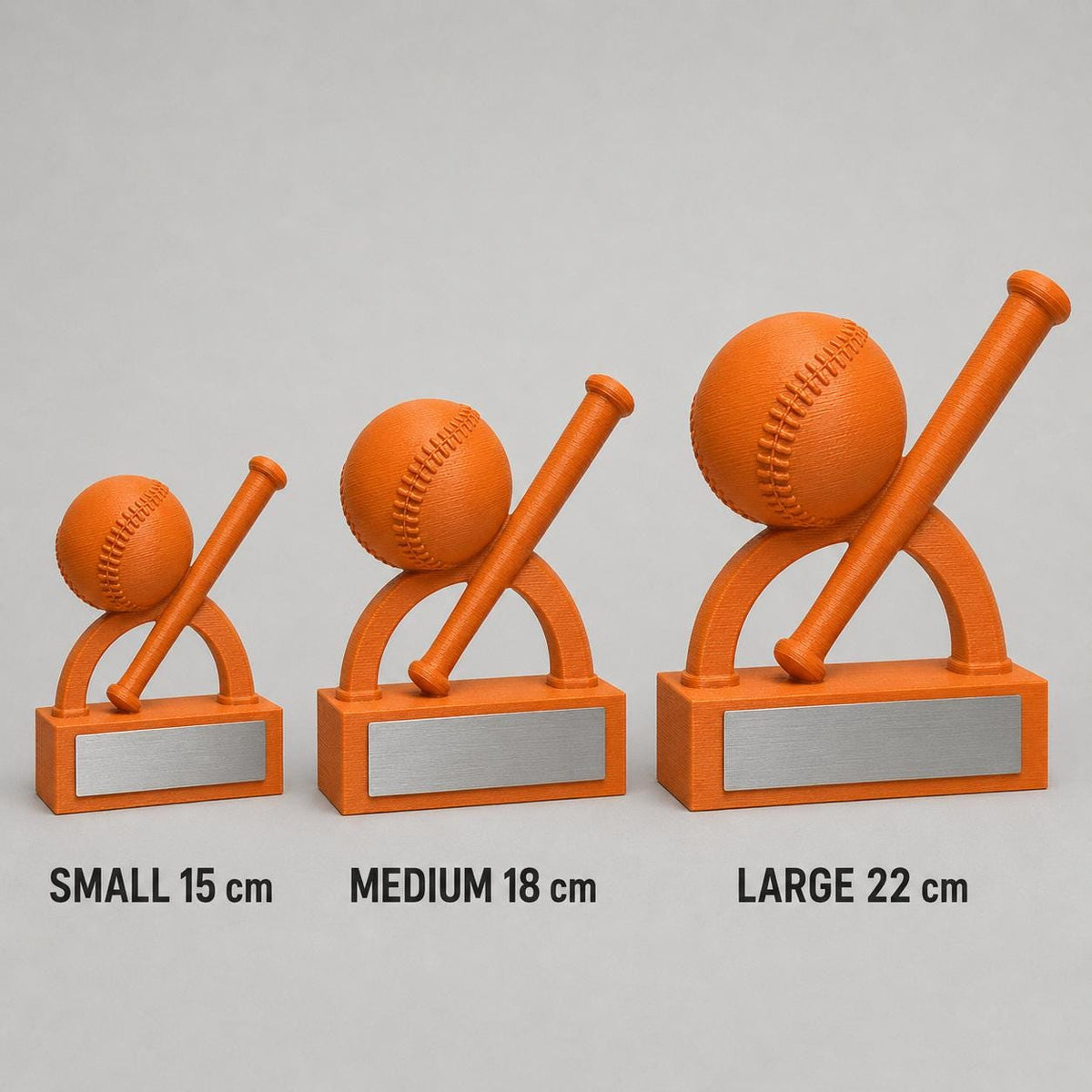 Trofeo Softball 3D Personalizzato, Premio MVP per Torneo e Squadra con Logo e Targhetta Acciaio