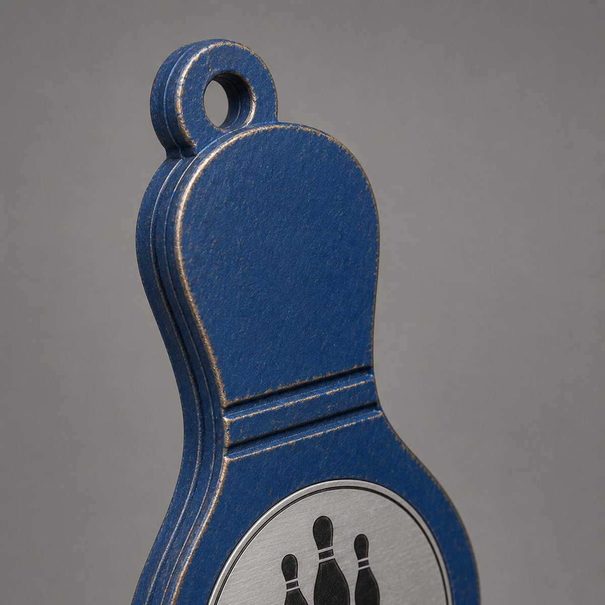 Set da 10 Medaglie Bowling Personalizzate, Forma Birillo per Tornei, Leghe e Club con Logo, Categoria e Data