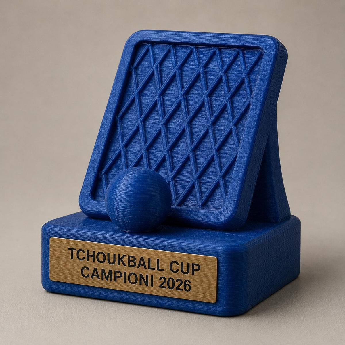 Trofeo Tchoukball Personalizzato con Rete di Rimbalzo, Premio Torneo per Club, Scuole, Squadre e Associazioni