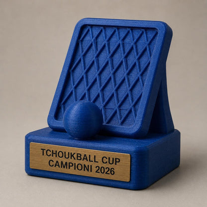 Trofeo Tchoukball Personalizzato con Rete di Rimbalzo, Premio Torneo per Club, Scuole, Squadre e Associazioni