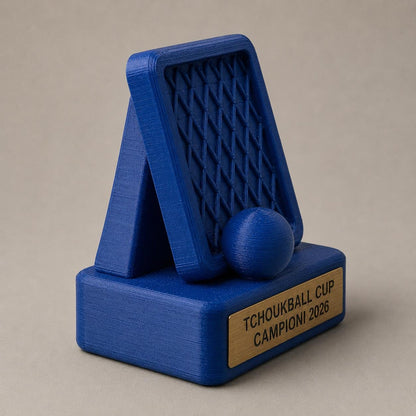 Trofeo Tchoukball Personalizzato con Rete di Rimbalzo, Premio Torneo per Club, Scuole, Squadre e Associazioni