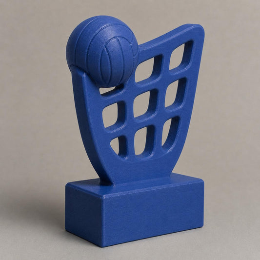 Trofeo Fistball Personalizzato con Rete e Pallone, Premio Torneo per Club, Scuole e Squadre