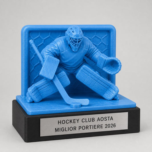 Trofeo Personalizzato in Stampa 3D, Premio hockeycon Targhetta Oro spazzolato abs, Riconoscimento Moderno cricket championship