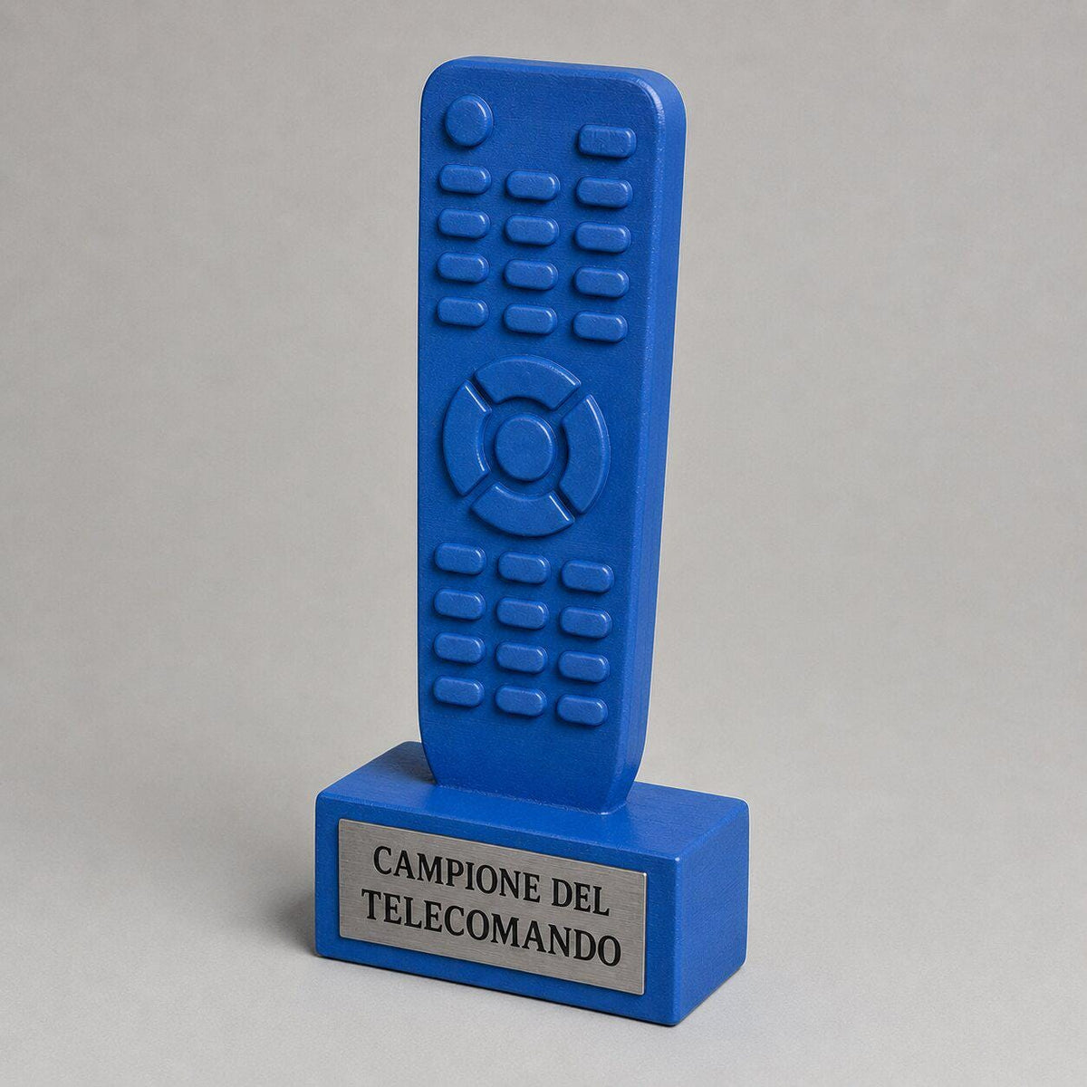 Trofeo Campione del Telecomando Personalizzato, Regalo Divertente per Compleanno, Papà, Nonno, Amico o Collega