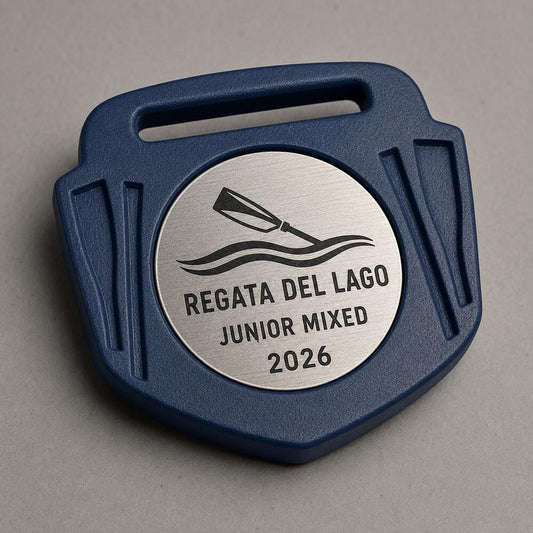 Set da 10 Medaglie Canottaggio Tutte Uguali, Ordine minimo: 10 Medaglie Tutte Uguali, Premio per Regate
