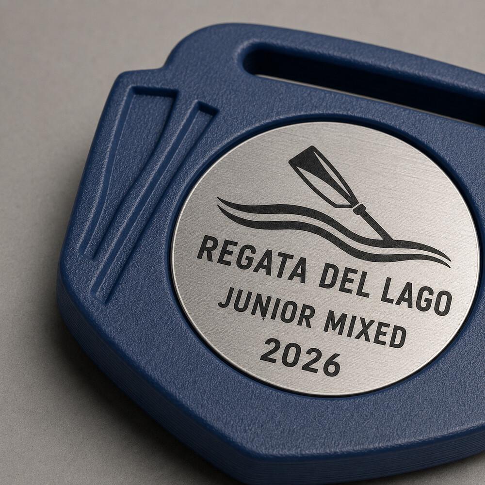 Set da 10 Medaglie Canottaggio Tutte Uguali, Ordine minimo: 10 Medaglie Tutte Uguali, Premio per Regate