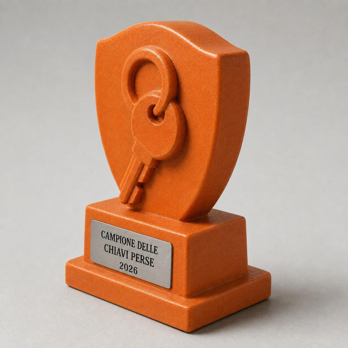 Trofeo Campione delle Chiavi Perse Personalizzato, Regalo Divertente per Amico, Collega, Papà, Mamma o Coinquilino