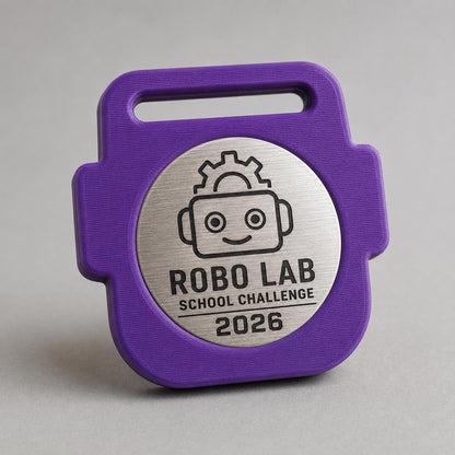 Set da 10 Medaglie Tutte Uguali Gara Robotica, Ordine minimo: 10 Medaglie Tutte Uguali, Premio Scuola Personalizzato