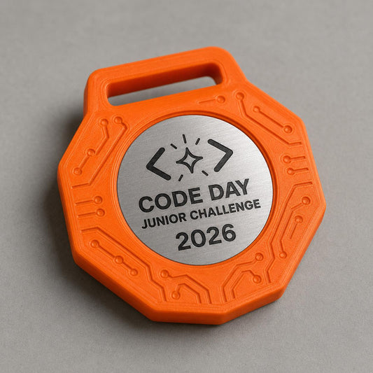 Set da 10 Medaglie Tutte Uguali Coding Day, Ordine minimo: 10 Medaglie Tutte Uguali, Premio Scuola Personalizzato
