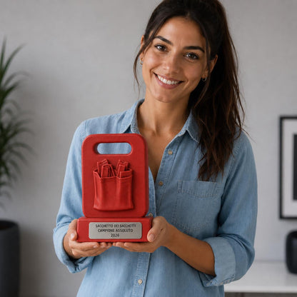 Trofeo Campione del Sacchetto dei Sacchetti Personalizzato, Regalo Divertente per Famiglia, Amico, Collega o Coinquilino