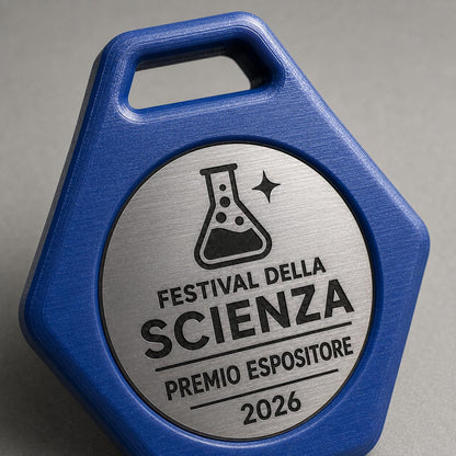 Set da 10 Medaglie Tutte Uguali Festival della Scienza, Ordine minimo: 10 Medaglie Tutte Uguali, Premio Personalizzato