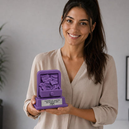 Trofeo Campione del Cassetto del Disordine Personalizzato, Regalo Divertente per Amico, Collega, Famiglia o Coinquilino