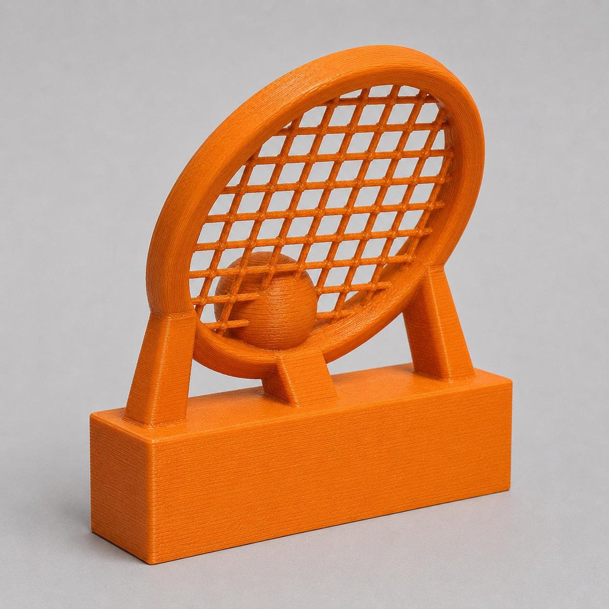 Trofeo Roundnet 3D Personalizzato, Premio Torneo per Club e Squadra con Logo e Targhetta Acciaio