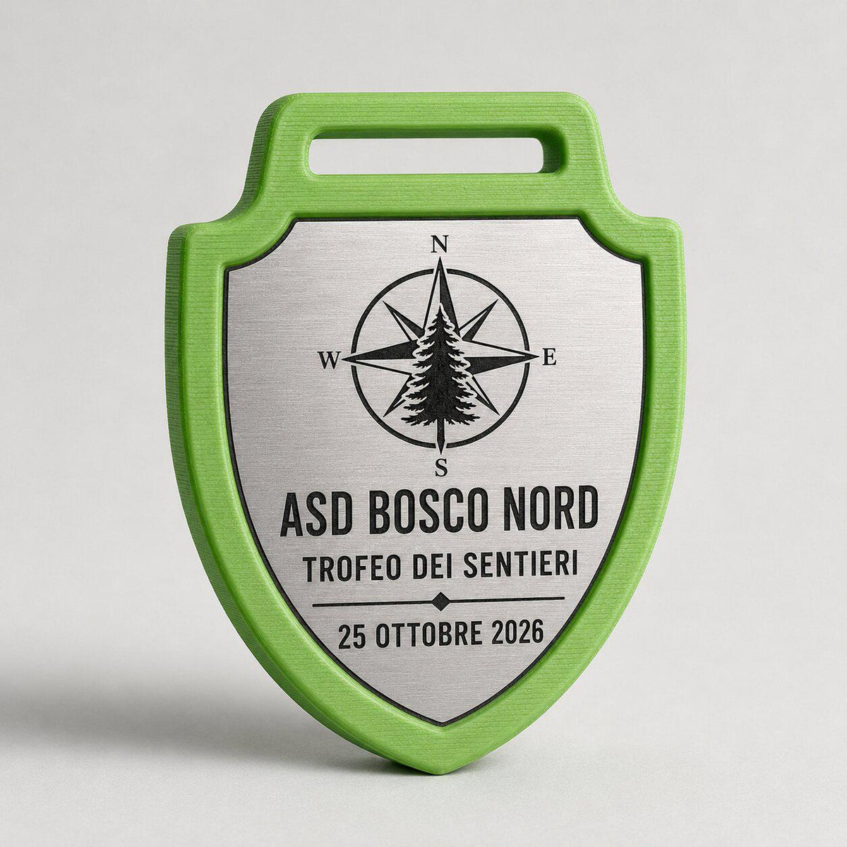 Set da 10 Medaglie Orienteering Personalizzate, Premio Gara Outdoor per Club e Associazioni con Logo e Data